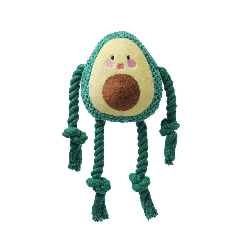 3 Styles of Woven Plush Squeaky Toys