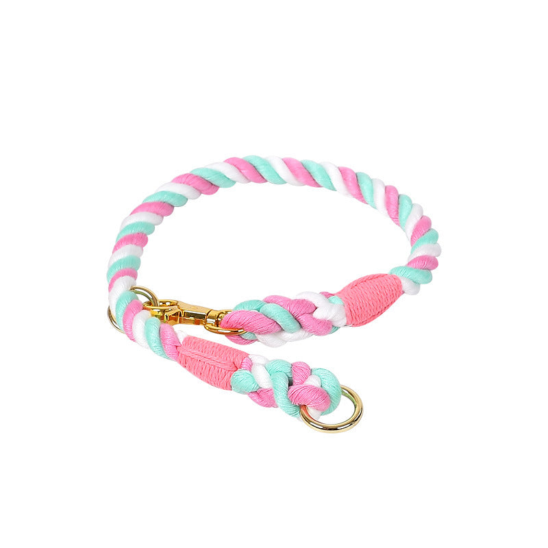 16 Colors Metal-Clasped Cotton P-Clip Collar