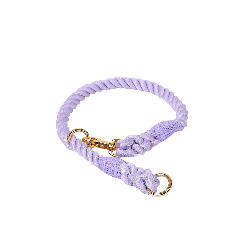 16 Colors Metal-Clasped Cotton P-Clip Collar