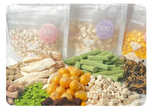 19 Freeze-Dried Treat Collection for Pets