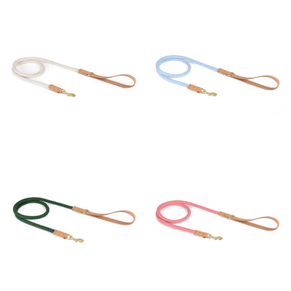 4 Colors Leather-Suede Leash