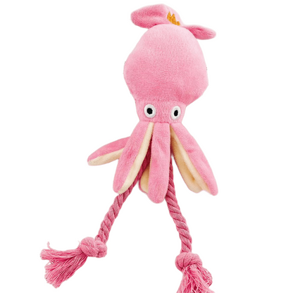 3 Styles of Woven Plush Squeaky Toys