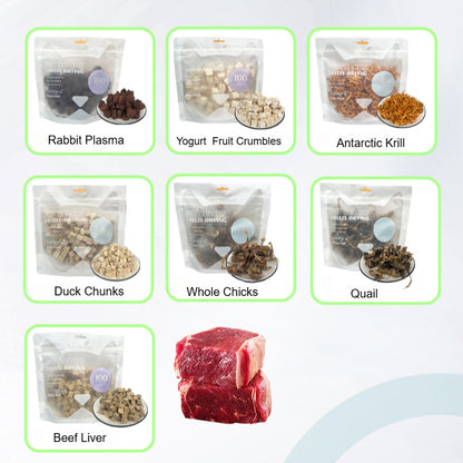 19 Freeze-Dried Treat Collection for Pets