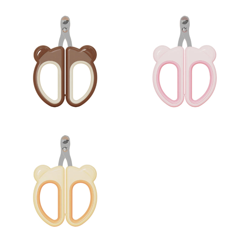 3 Colors Bear Pet SafeClip Trimmer with Round Tip