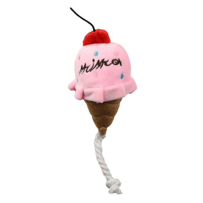7 Food-Shaped Squeaky Plush Chew Toy