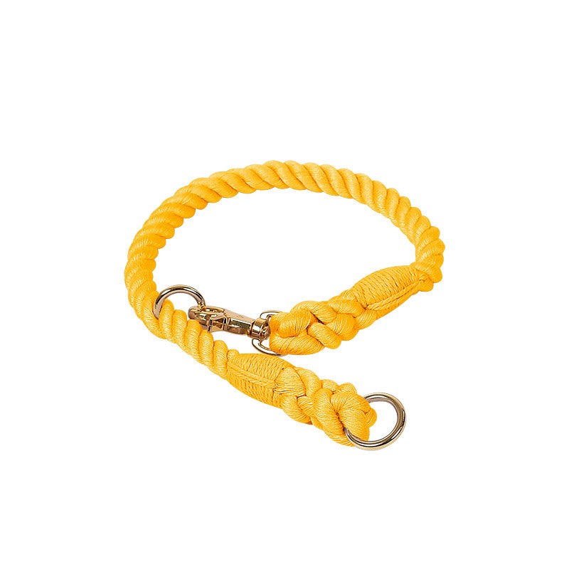 16 Colors Metal-Clasped Cotton P-Clip Collar