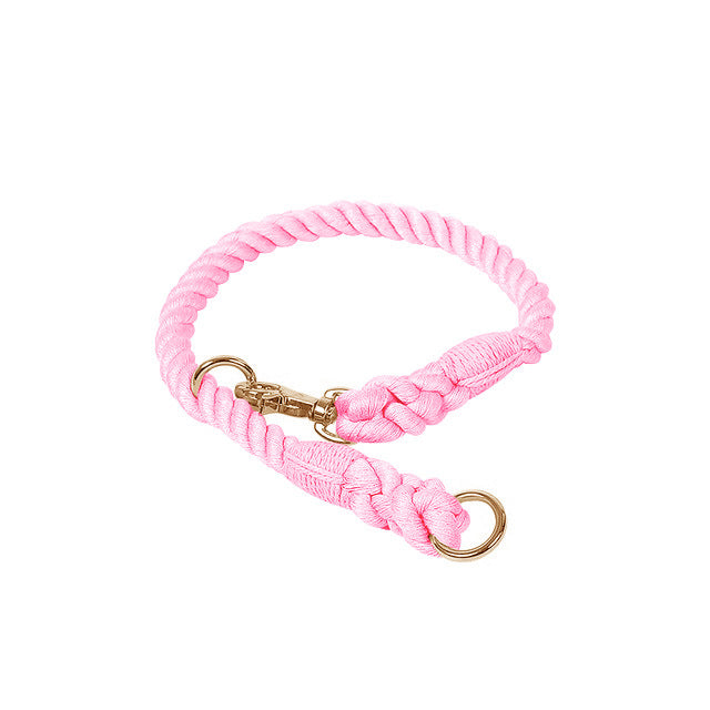 16 Colors Metal-Clasped Cotton P-Clip Collar