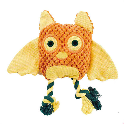 3 Styles of Woven Plush Squeaky Toys