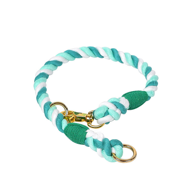 16 Colors Metal-Clasped Cotton P-Clip Collar