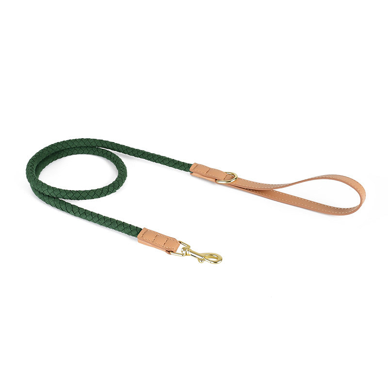 4 Colors Leather-Suede Leash