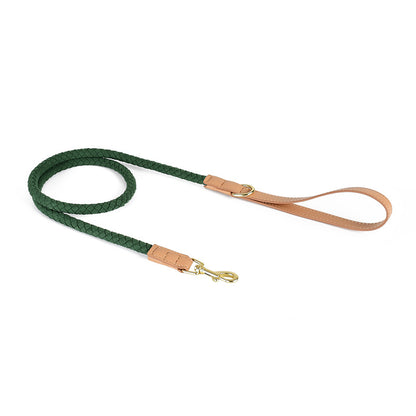 4 Colors Leather-Suede Leash