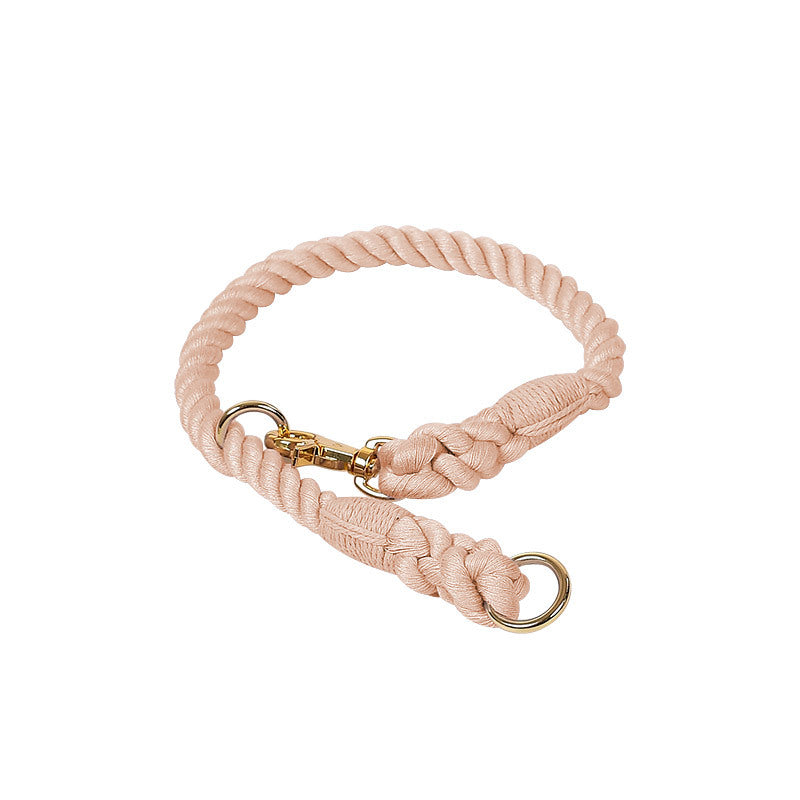 16 Colors Metal-Clasped Cotton P-Clip Collar