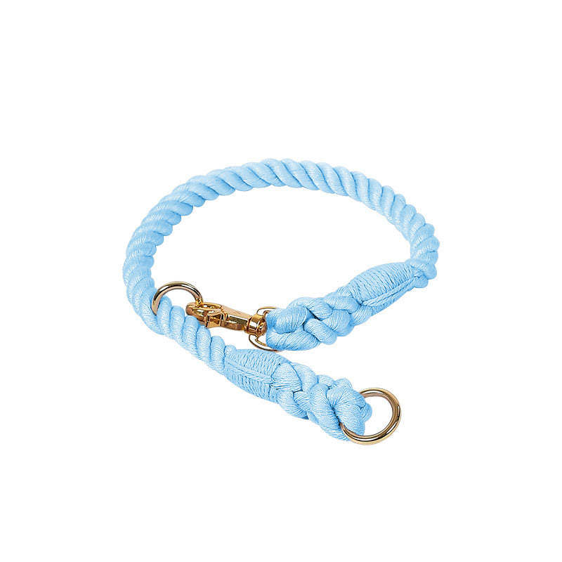 16 Colors Metal-Clasped Cotton P-Clip Collar