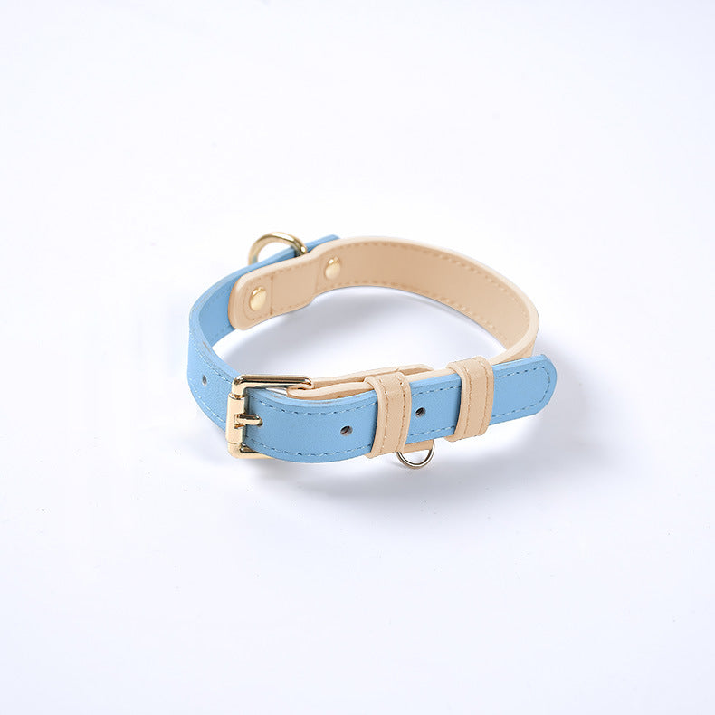 4 Colors Genuine Leather Collar