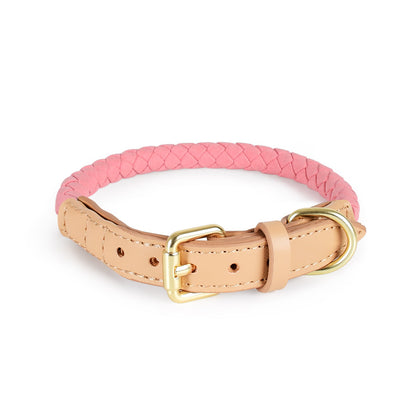4 Colors Leather-Suede Collar