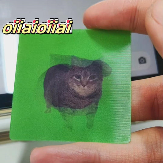 OIIAI Cat Meme Grating Card - Fun Quirky Gift