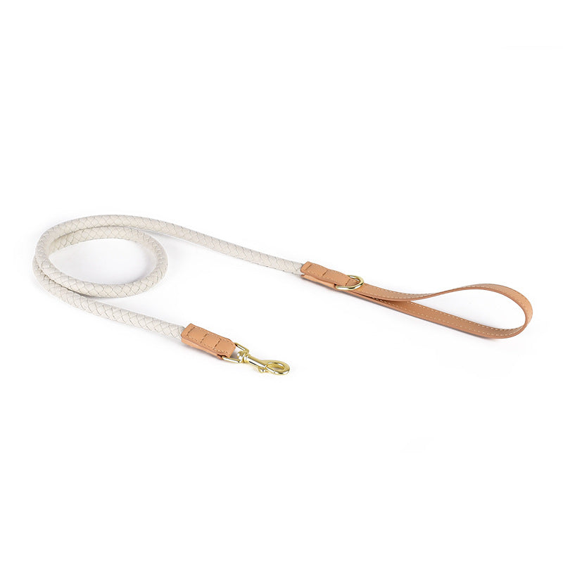 4 Colors Leather-Suede Leash