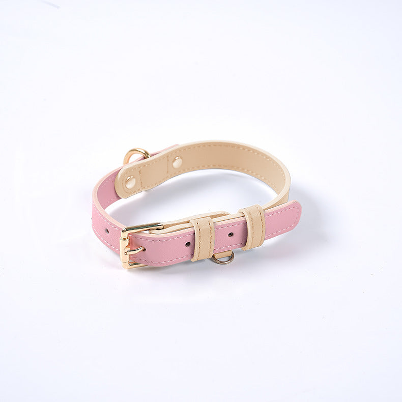 4 Colors Genuine Leather Collar