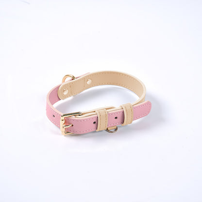 4 Colors Genuine Leather Collar