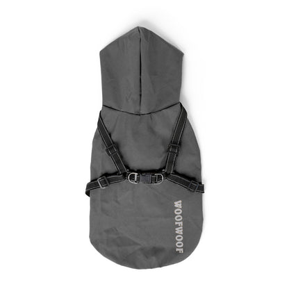 3 Colors Reflective Windproof Harness Pet Raincoat
