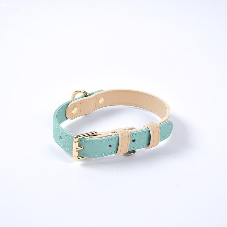 4 Colors Genuine Leather Collar