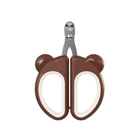 3 Colors Bear Pet SafeClip Trimmer with Round Tip